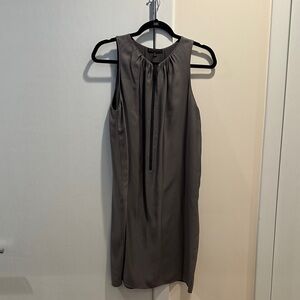 Burberry Charcoal Sleeveless Mini Dress